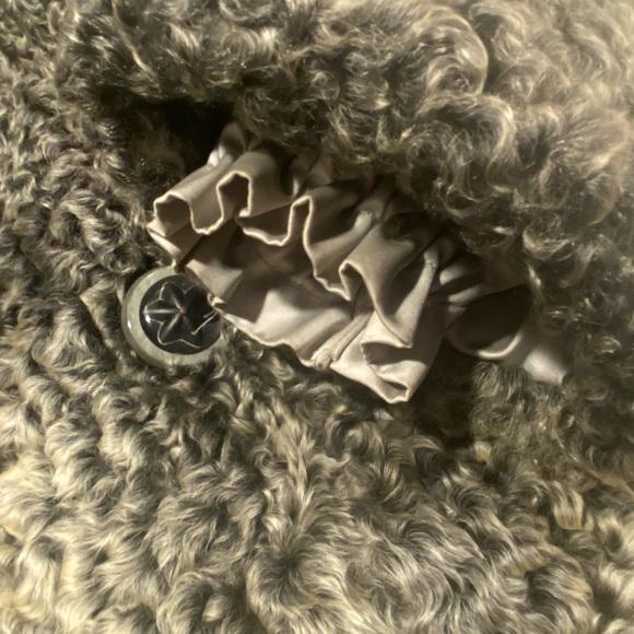 Persian Lamb Fur Coat Real Vintage Fur Wool Jacket - Picture 16 of 16